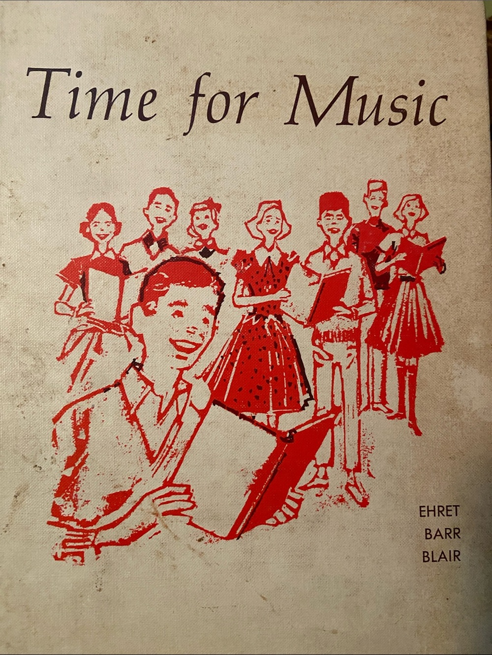 Vintage 50s 1950s RETRO Mid Century Art Illustrated Music Song book PATRIOTIC hc